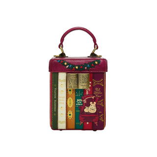 Vendula London Christmas Library Book Box Bag