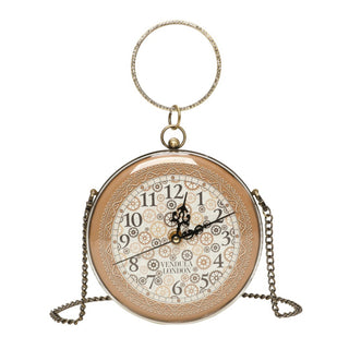 Vendula London Tick Tock Clock Shop Pocket Watch Bag Front