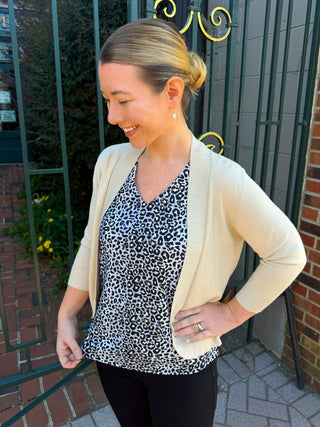 Lulu B Stone Cardigan Sweater