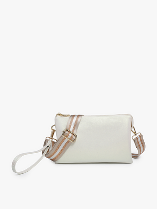 Jen & Co. Izzy Vegan Crossbody - Pearl