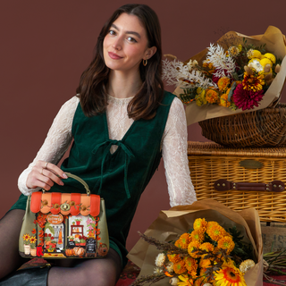 Vendula London Flower Shop Amber Edition Mini Grace Handle Bag 3