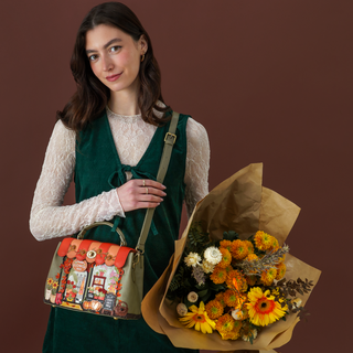 Vendula London Flower Shop Amber Edition Mini Grace Handle Bag 5