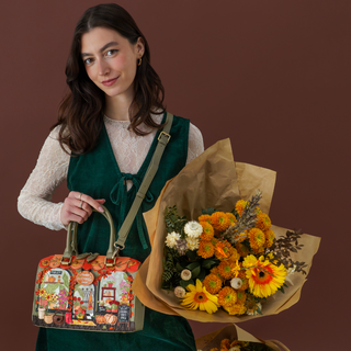 Vendula London Flower Shop Amber Edition Speedy Bowler Bag 7