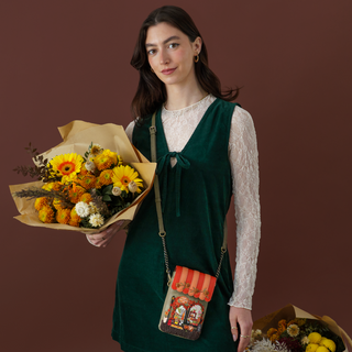 Vendula London Flower Shop Amber Edition Phone Pouch Crossbody Bag 3