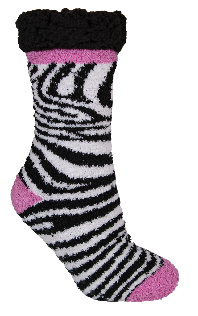 Zebra Camper Socks