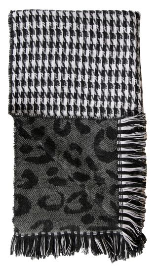 Double Scarf - Leopard - Houndstooth