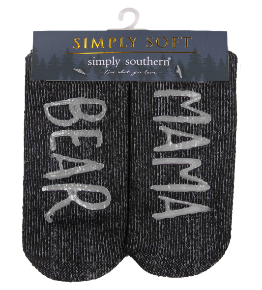 Simply Southern Non Slip Socks - Mama Bear