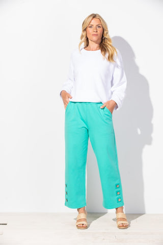 Palm Oceanfront Terry Flooded Pant
