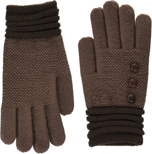 Comfy & Chic Gloves, Brown