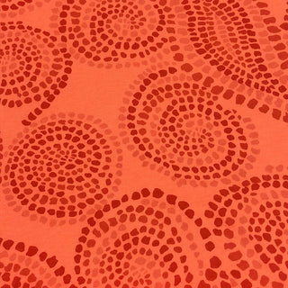 iCantoo Deep Coral Swirl Cotton Babydoll Dress
