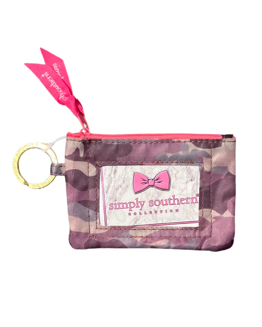 Simply Southern Camo Key ID Pouch