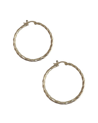 Knot Hoop Earrings