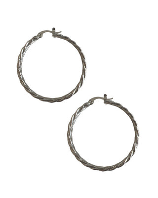 Knot Hoop Earrings