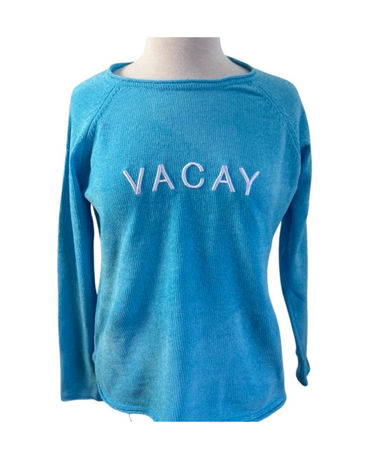 Lulu B Blue Vacay Sweater