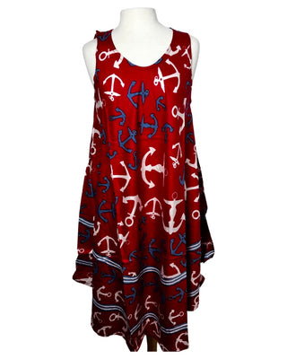 Jessica Taylor Red Anchor Dress