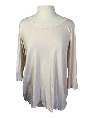 iCantoo Cream Asymmetrical Top with Pockets