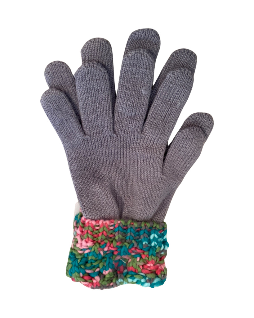 Pink and aqua Gloves