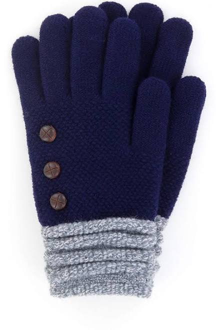 Britt's Knits Navy Gloves