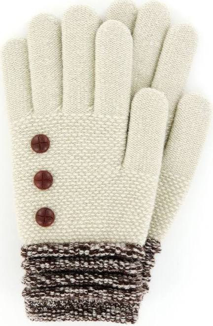 Britt's Knits Cream Gloves