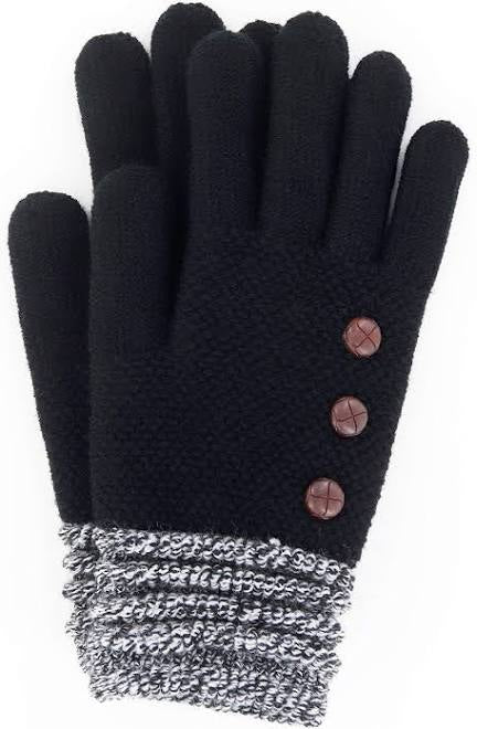 Britt's Knits Black Gloves