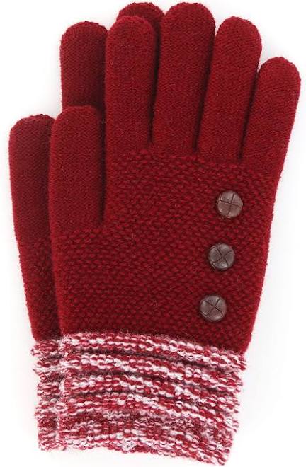Britt's Knits Red Gloves