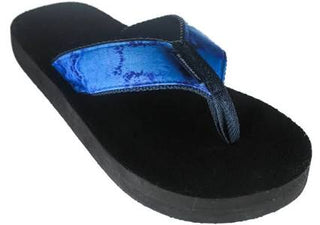 Blue Tie Dye Tidewater Flip Flops