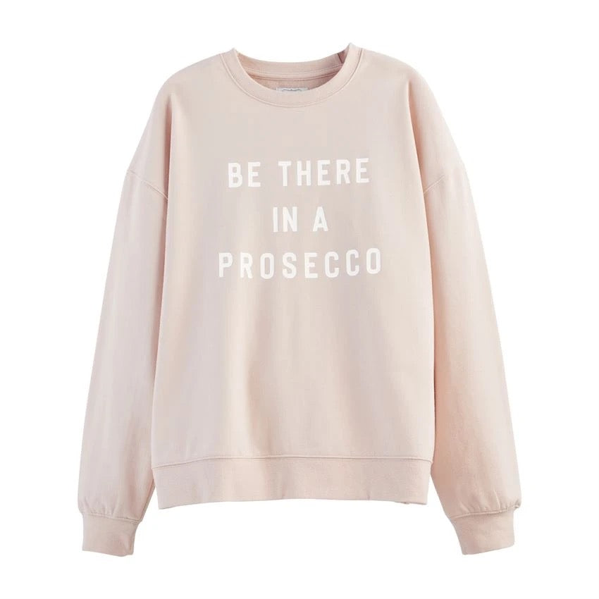 MudPie Allie Graphic Sweatshirt-Prosecco