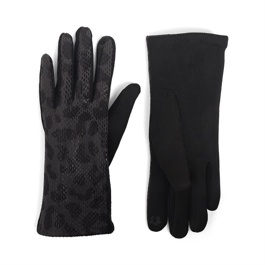 Grey Shiny Gloves
