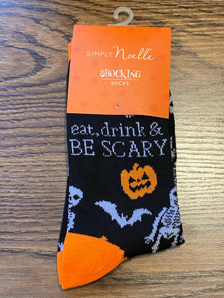 Eat Drink & Be Scary Socks