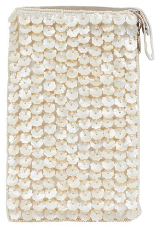 Capiz Flower Club Bag