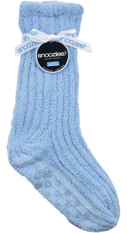 Snoozies Shea Butter Socks-Light Blue