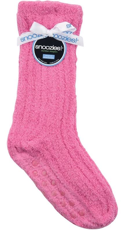 Snoozies Shea Butter Socks-Dark Pink