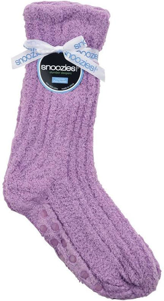 Snoozies Shea Butter Socks-Purple