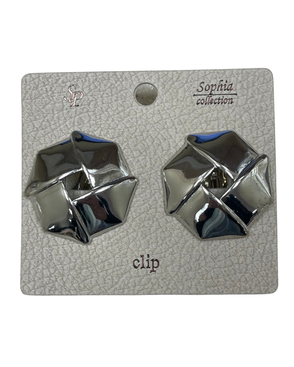 Pinwheel Clip On Earrings