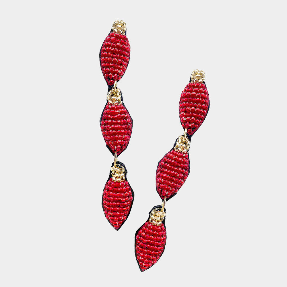 Holiday Red Light Earrings