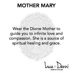 Mother Mary Bangle Luca + Danni meaning card