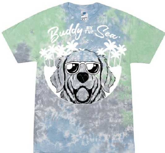 Buddy by the Sea Golden Hour Tie Dye Tee