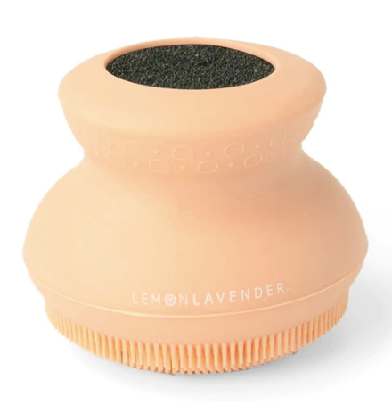 Lather Me Up Silicone Shower Brush-Peach
