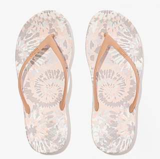 Fit Flops Beige IQUSHION-Art Dye Sandals