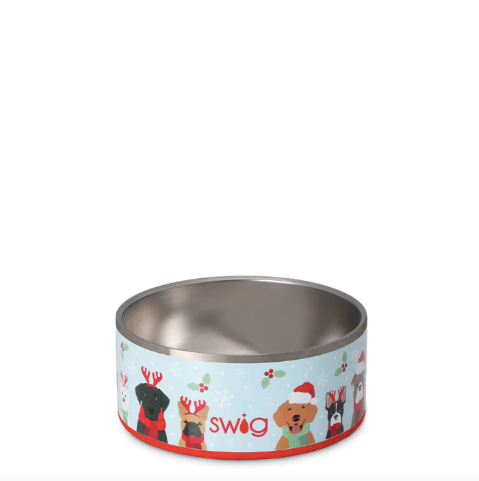 Swig Santa Paws Pet Bowl