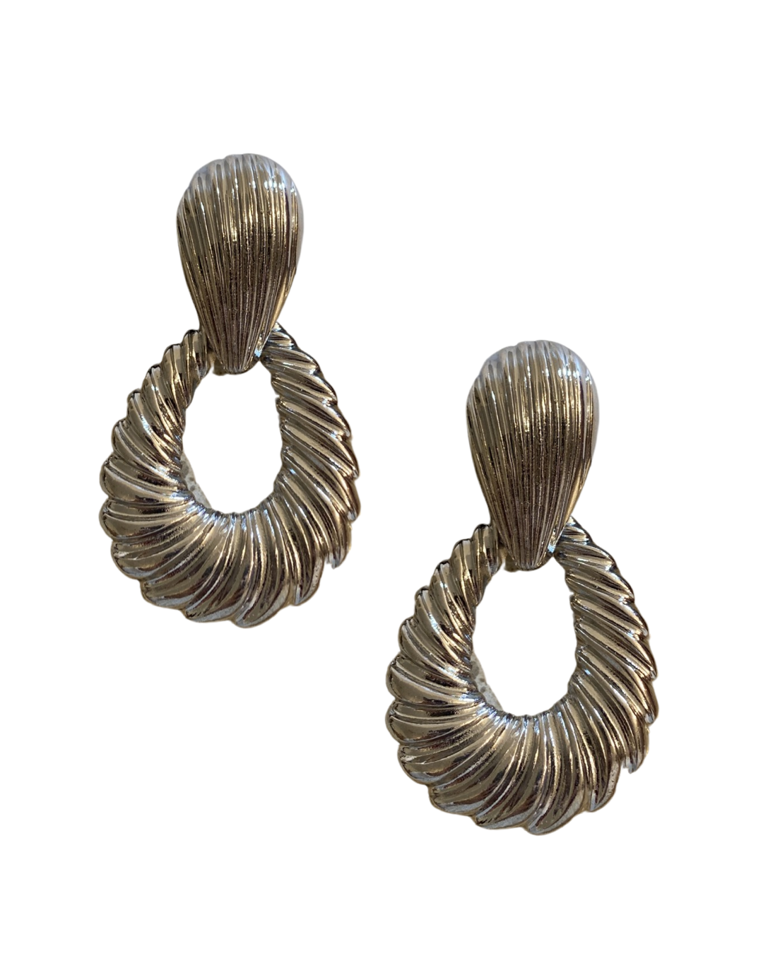 Seashell Clip On Earrings