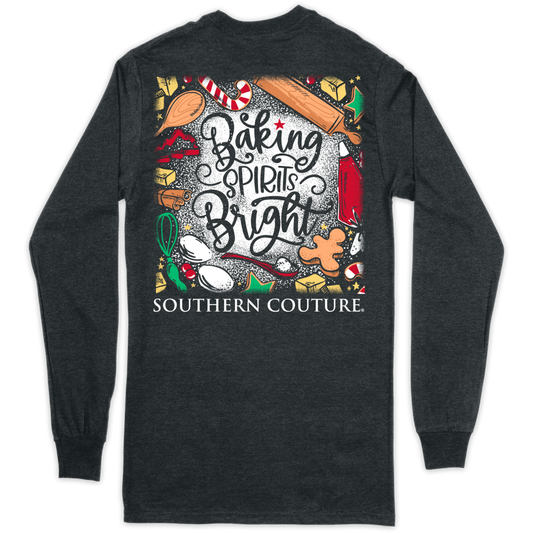 Southern Couture Baking Spirits Bright Long Sleeve T-shirt