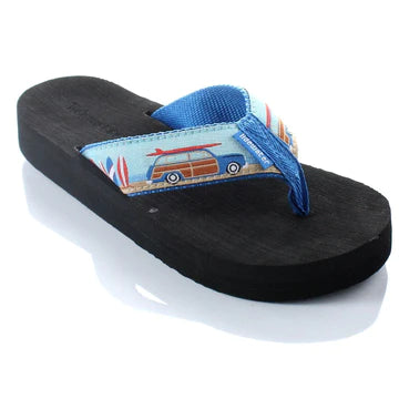 Tidewater Boardwalk Flip Flops Surfs Up – Blooming Boutique