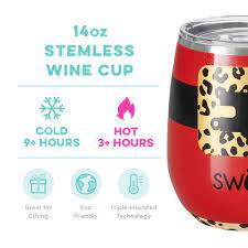 Swig Mama Claus Stemless Wine Cup