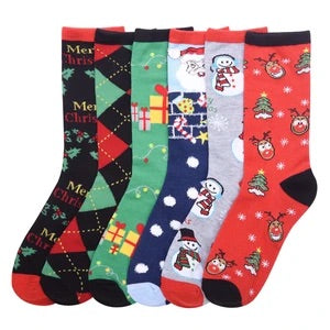 Holiday Socks, Sizes 9-11