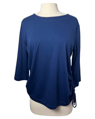 N Touch Blue Side Ruched Top