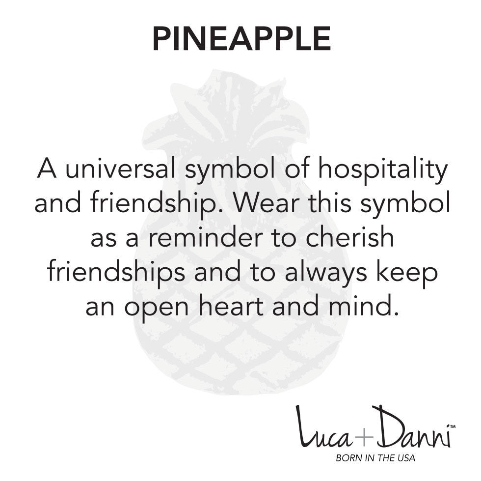 Pineapple Bangle Luc + Danni meaning card