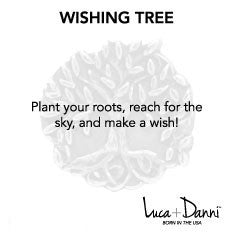 Wishing Tree Bangle Luca + Danni meaning card